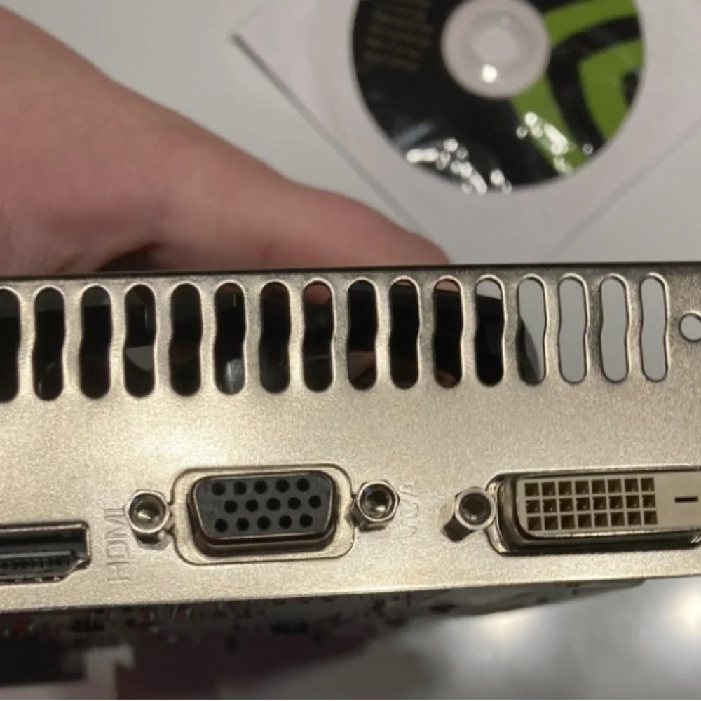 NVIDIA Black and Green Graphics Card